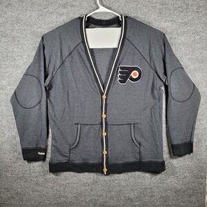 Vintage Mitchell And Ness Philadelphia‎ Flyers Cardigan NHL 4XL